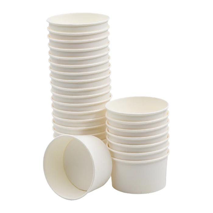 100cc Dondurma Kasesi Beyaz Karton