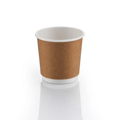 4oz Double Wall Kraft Karton Bardak 