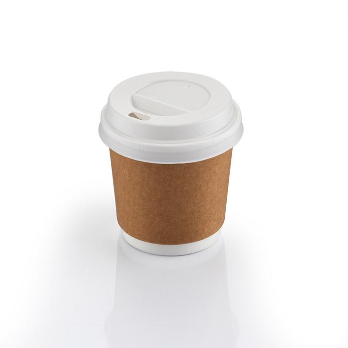 4oz Double Wall Kraft Karton Bardak 