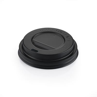 4oz Karton Bardak Kapağı Siyah 