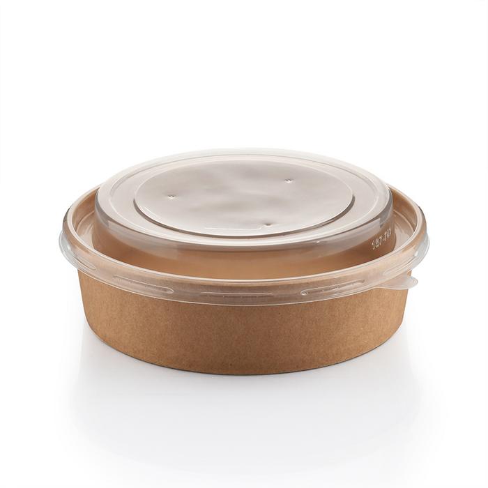 PP 900cc 1100cc Karton Salata Kase Kapağı Sıcak Kullanım 300 Adet