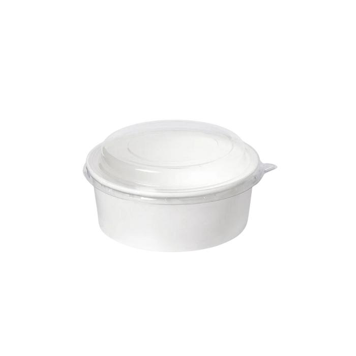 Arnes Beyaz 500 cc Baskısız Karton Salata Kasesi – 500 Adet