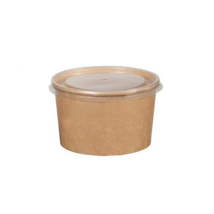 Kapaksız Arnes 16 OZ Baskısız Karton Çorba Kasesi Kraft 1000 Adet