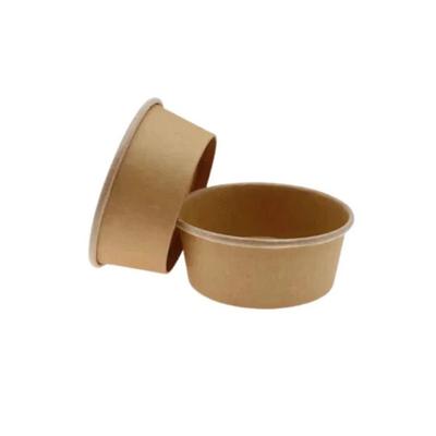 Kraft ARNES Yayvan 100 cc Baskısız Karton Dondurma Kasesi – 1000 Adet