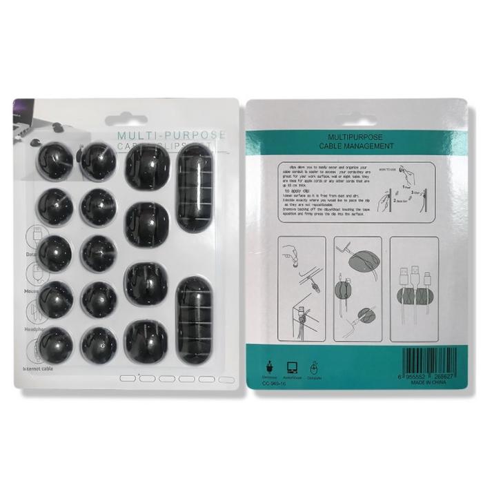 16 Parça Kablo Düzenleyici Set