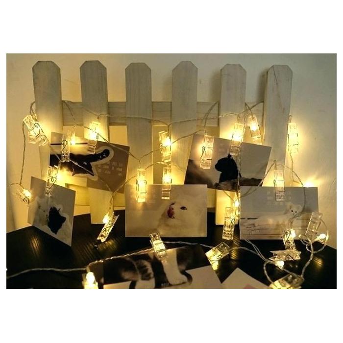 20'li Led Işıklı Fotoğraf Mandalları