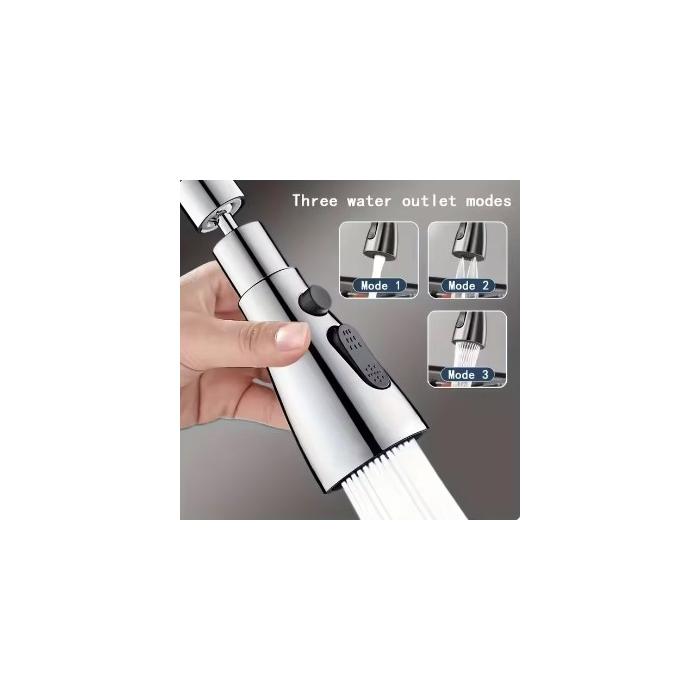 3 Fonksiyonlu Metalik Musluk Başlığı