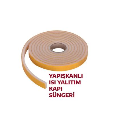 3 Metre Yapışkanlı Kapı Bandı Isı Yalıtım Süngeri