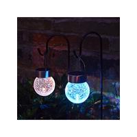 4 Lü Sarkıt Günerş Enerjili RGB Solar Bahçe Aydınlatması Ampül Görünümlü