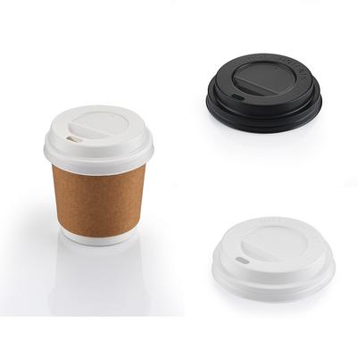 4oz Double Wall Kraft Karton Bardak Ve Beyaz+Siyah Kapak