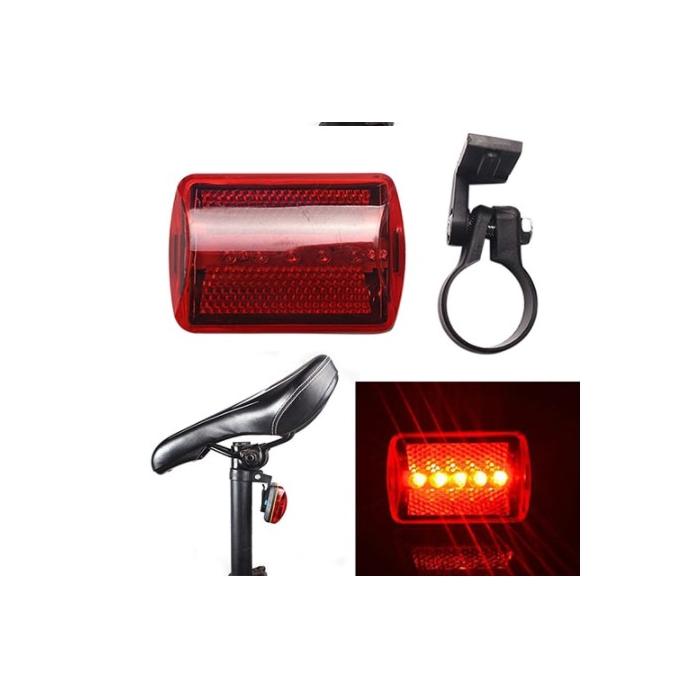 5 Ledli Bisiklet Arka Stop İkaz Lambası