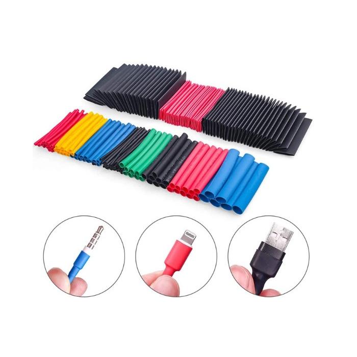 560 Parça Set Isıyla Daralan Makaron Kablo Koruyucu Kılıf