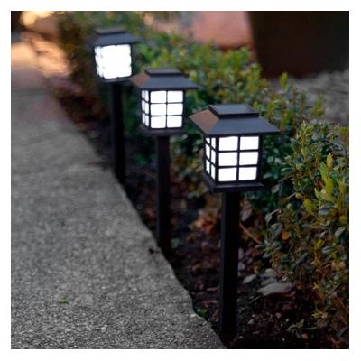 6 Lı Sokak Lamba Tasarımlı Solar Bahçe Lambası