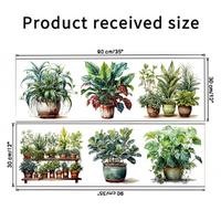 6 li Sticker Saksılı Çiçek Modelleri MC-480C