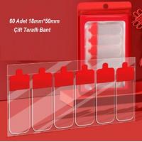 60 Parça Kolay Açılır Güçlü Çift Taraflı Bant 18mm*50mm