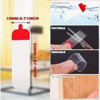 60 Parça Kolay Açılır Güçlü Çift Taraflı Bant 18mm*50mm