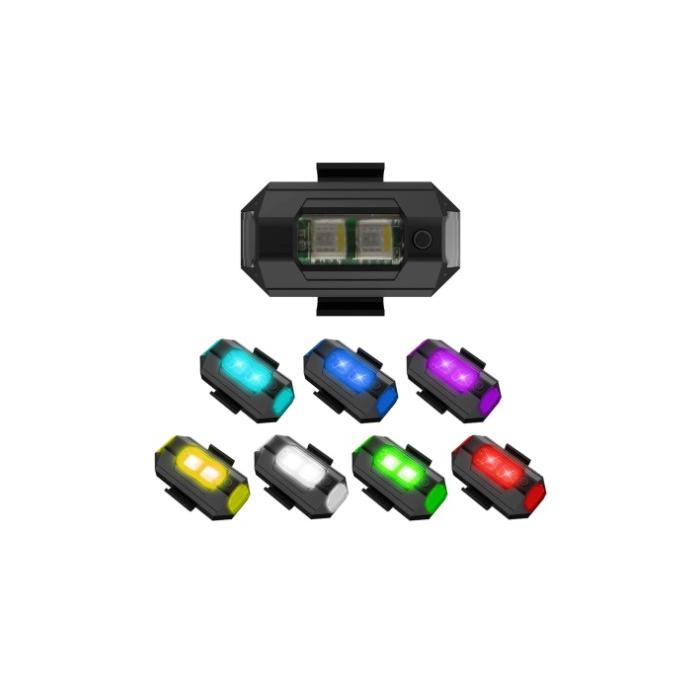 7 Renk Bisiklet Motosiklet Drone Işığı Çakarlı Lamba