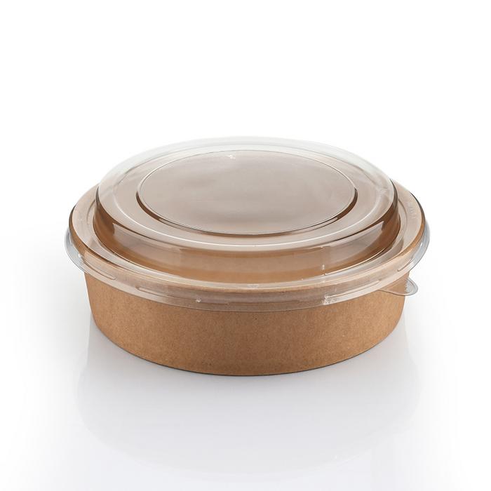 Pet 900cc 1100cc Karton Salata Kase Kapağı Soğuk Kullanım 300 Adet