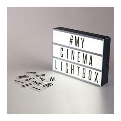 A4 Işıklı Harfli Dekoratif Led Mesaj Panosu Lightbox