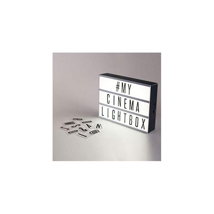 A4 Işıklı Harfli Dekoratif Led Mesaj Panosu Lightbox
