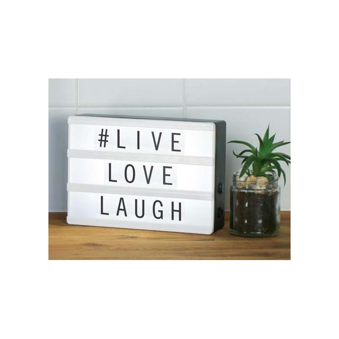 A5 Işıklı Harfli Dekoratif Led Pano Lightbox