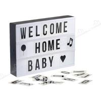 A6 Işıklı Harfli Dekoratif Led Pano Lightbox