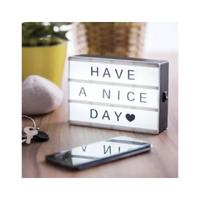 A6 Işıklı Harfli Dekoratif Led Pano Lightbox