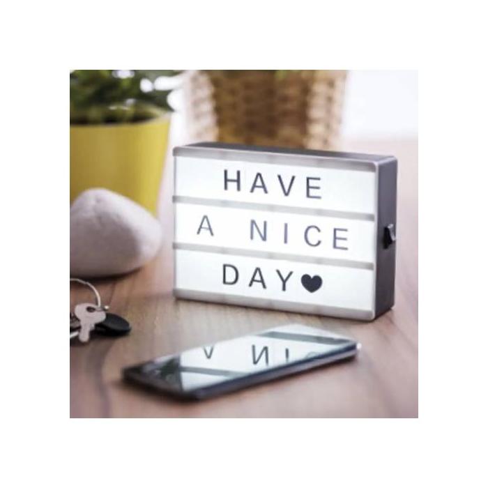 A6 Işıklı Harfli Dekoratif Led Pano Lightbox