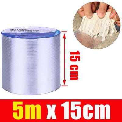 Alüminyum İzolasyon Tamir Çatlak Bandı  15 Santim 5 Metre Çamur Bant ( 15cm * 5m )