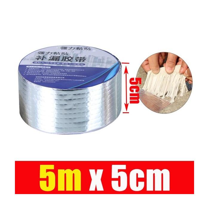 Alüminyum İzolasyon Tamir Çatlak Bandı 5 Metre Çamur Bant ( 5m * 5cm )