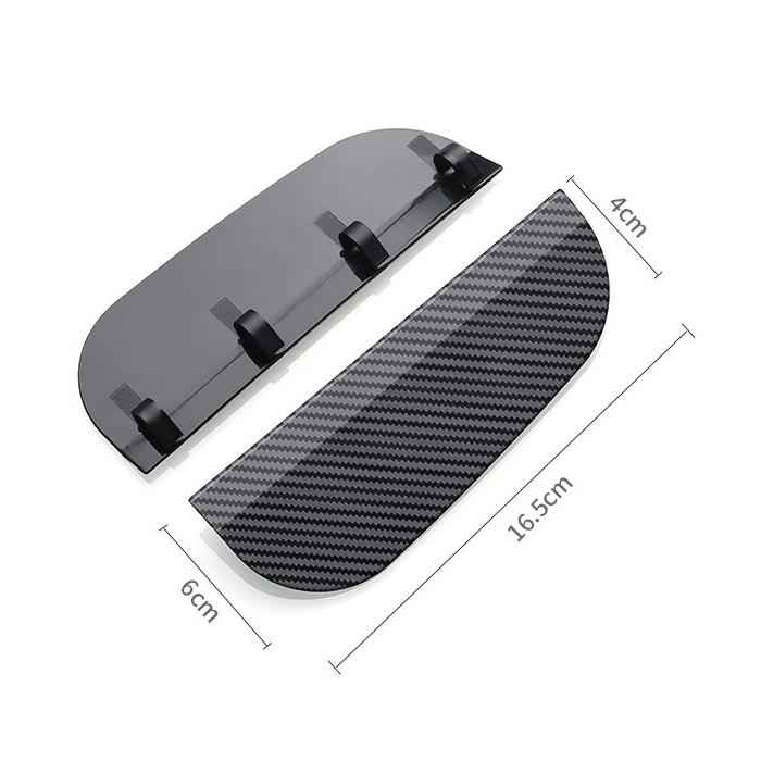 Araba Ayna Yağmur Koruyucu Siper Karbon Desenli