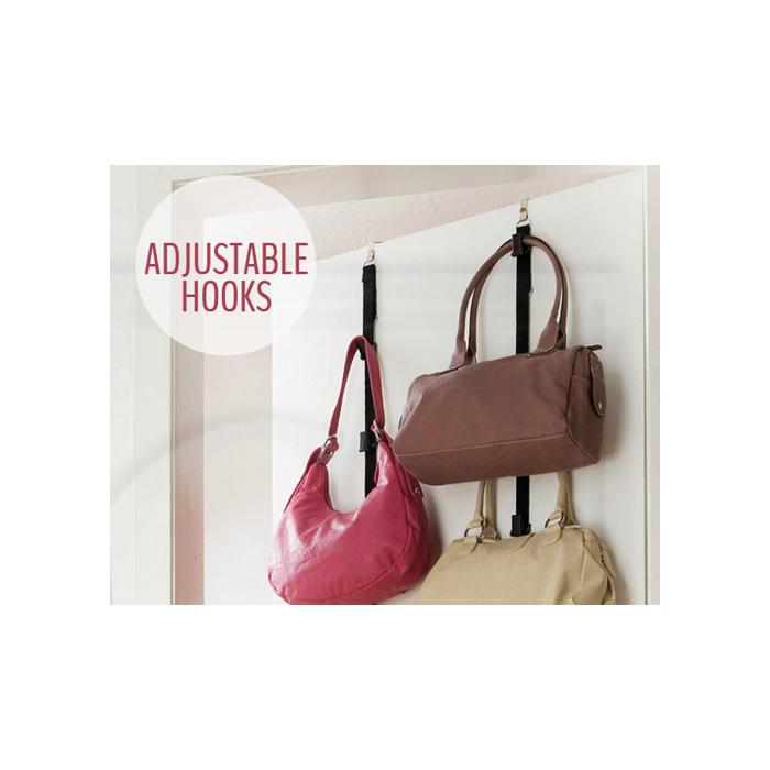 Ayarlanabilir 8li Kapı Arkası Şerit Askı