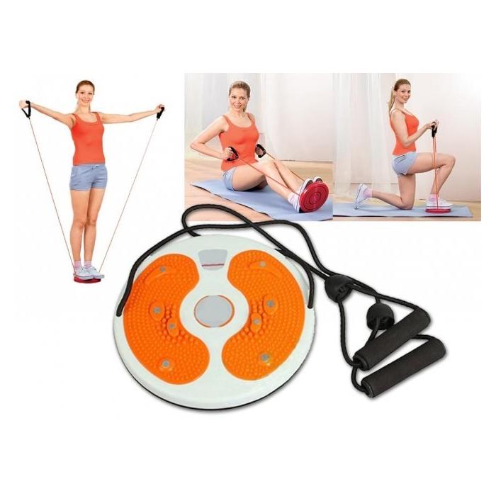 Bel İnceltici Spor Aleti Waist Twisting Disc (İpli)