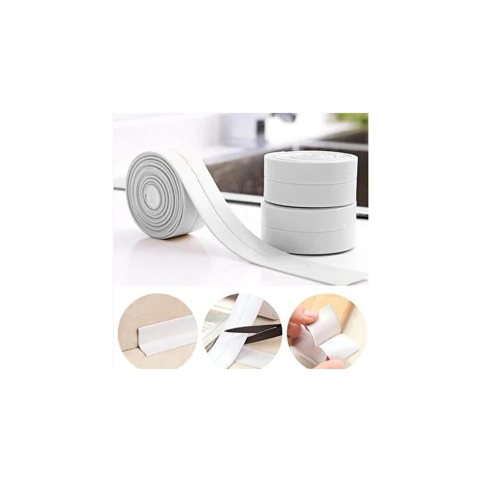 BEYAZ Su Sızdırmaz Lavabo Kenar Bandı (3.2m)