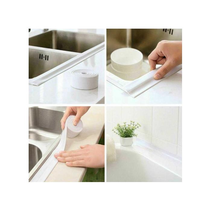 BEYAZ Su Sızdırmaz Lavabo Kenar Bandı (3.2m)