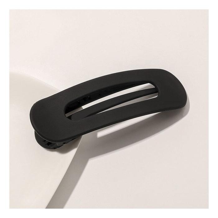 Büyük Boy Klipsli Bayan Saç Tokası Siyah Renk