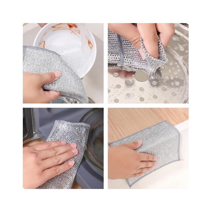 Çok Amaçlı Sihirli Tel Temizlik Bezi