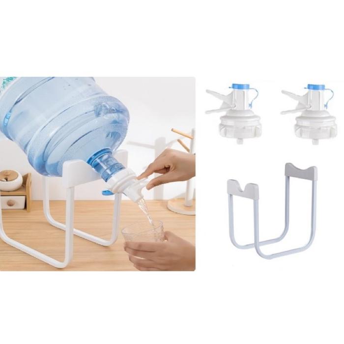 Damacana Musluk Başlığı ve Metal Ayak Stand Seti