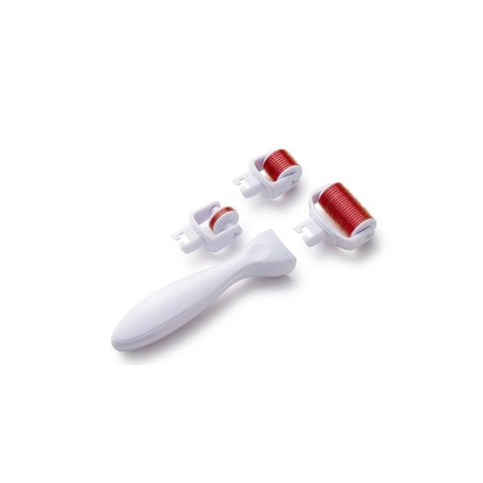 Derma Roller Titanyum İğneli 3 Başlıklı Set