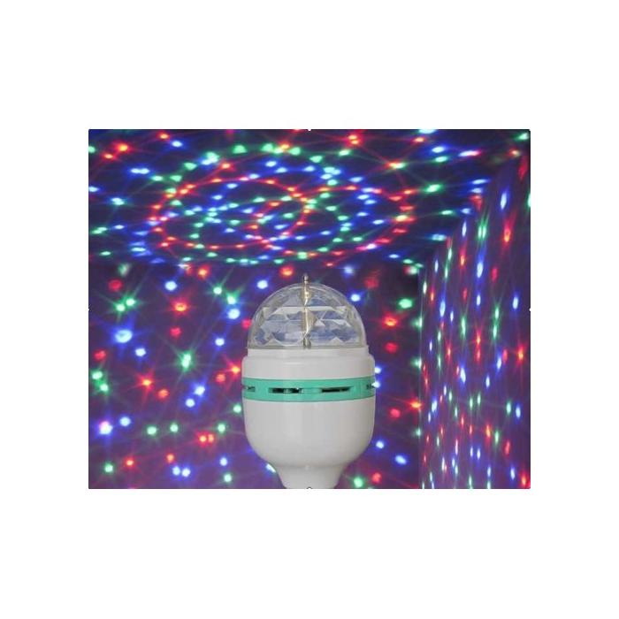 Disco Ampül Led Işıklı Döner Başlıklı - Magic Bulp