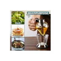 Elmas Tasarımlı Pratik Cam Yağ Sirke ve Baldanlık