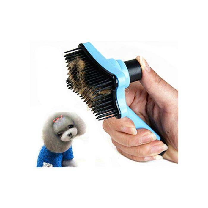 Evcil Hayvan Kedi Köpek Tuşlu Otomatik Tüy Toplayıcı Tarak Kaşıma Tarağı Fırça