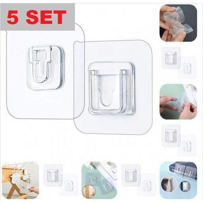 Geçmeli Klips Eşya Sabitleme Askısı 5 SET