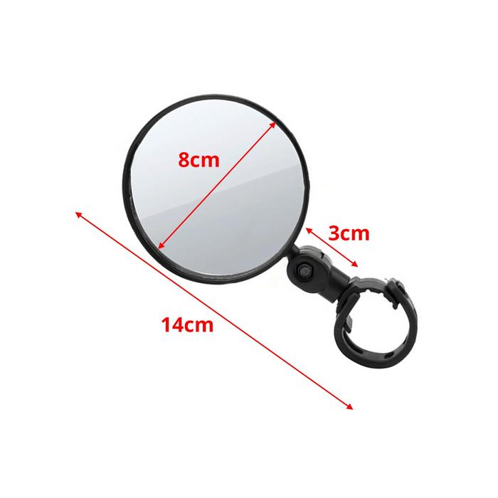 Geniş Açılı Bisiklet Scooter Aynası Dikiz Ayna