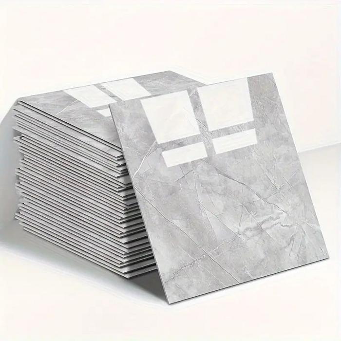 GRİ MERMER DESEN DUVAR STİCKER (30*30)