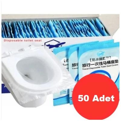 Hijyenik Tek Kullanımlık Klozet Kapağı Poşeti 50 Adet