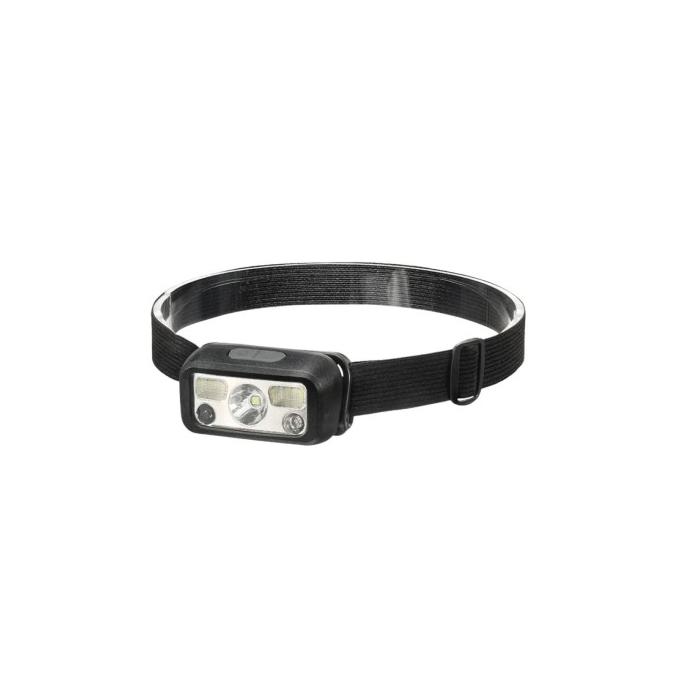 HS-43 Sensörlü Şarjlı Type-C Çok Amaçlı Kırmızı Işıklı Kafa Lambası