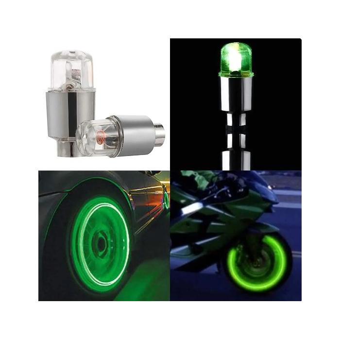 Işıklı Bisiklet Araba Sibop Kapağı 2 Adet