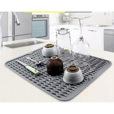 Isıya Dayanıklı Silikon Bulaşık Kurutma Matı