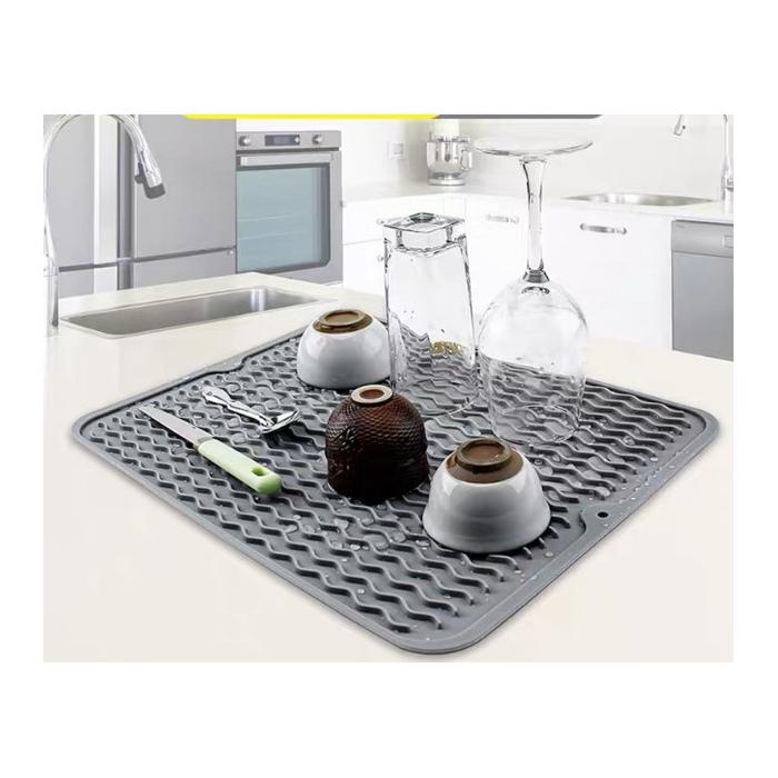 Isıya Dayanıklı Silikon Bulaşık Kurutma Matı
